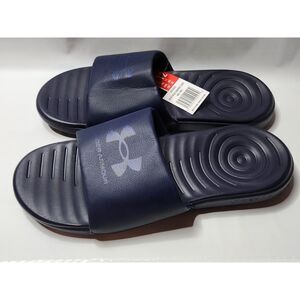 Under Armour Graphic Slide Sandals Men’s 12 Midnight Navy Royal Blue